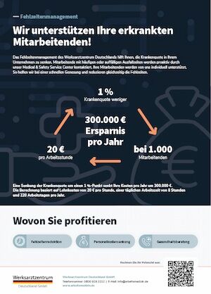 PDF-Deckblatt zum Thema: Fehlzeitenmanagement