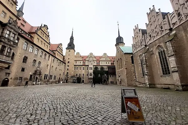 Schlosshof in Merseburg (Sachsen-Anhalt)