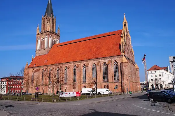 Marienkirche der Stadt Neubrandenburg in Mecklenburg-Vorpommern