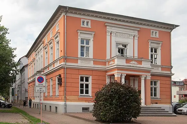 Baudenkmal in der Grimmelallee der Stadt Nordhausen in Thüringen