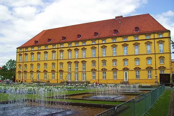 Gelbes Schloß von Osnabrück in Niedersachsen