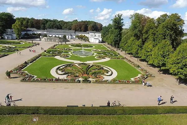 Schlosspark in Paderborn in Nordrhein / Westfalen (NRW)