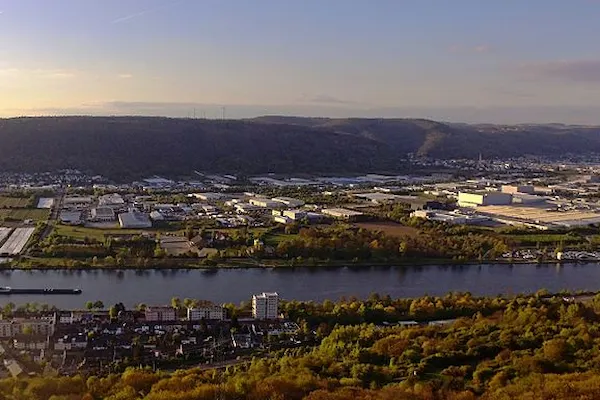 Stadt Trier in Rheinland-Pfalz - Industriegebiet